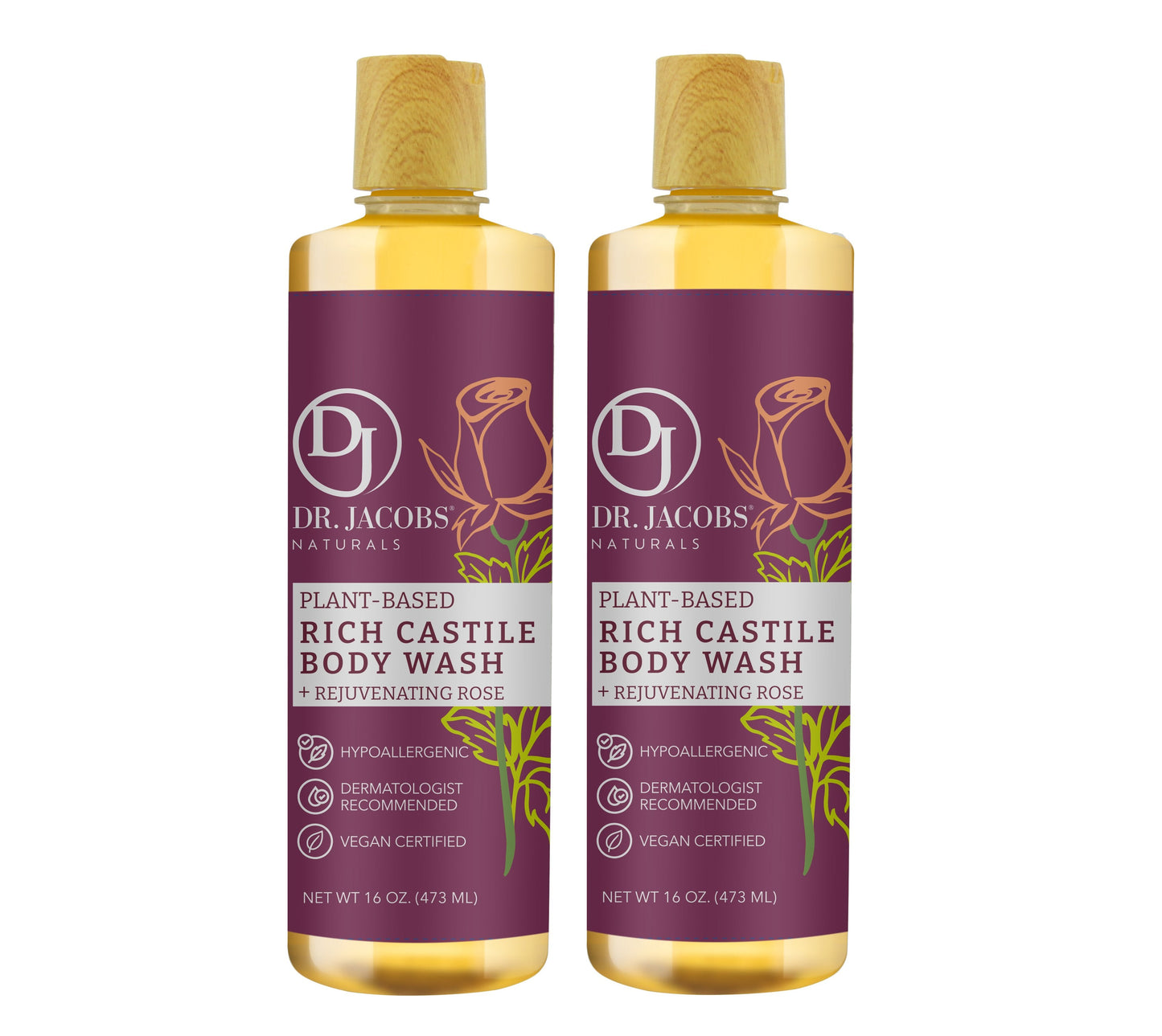 DJ Rose Castile Body Wash (All American)