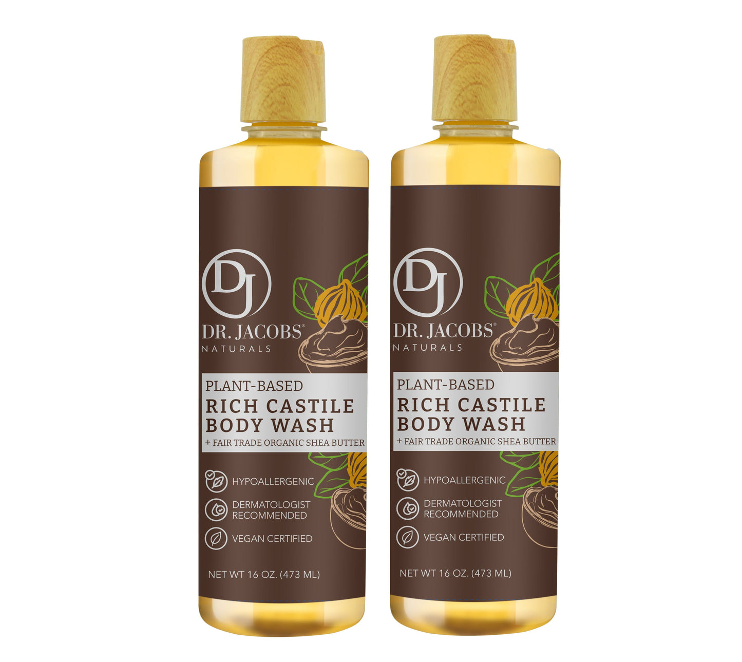 DJ Shea Butter Castile Body Wash (All American)