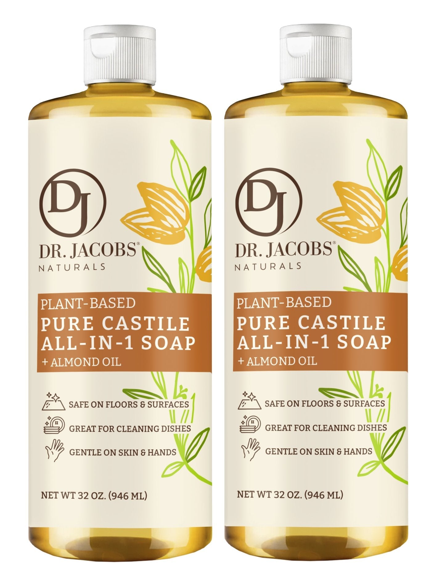 DJ Almond All-in-1 Castile Soap