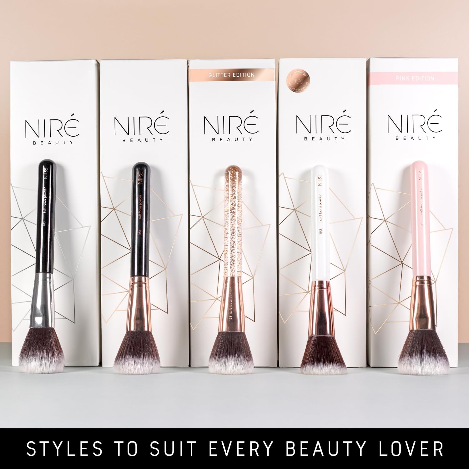 15Pcs Professional Makeup Brush Set – Vegan Brushes, Case, Sponge & Cleaner