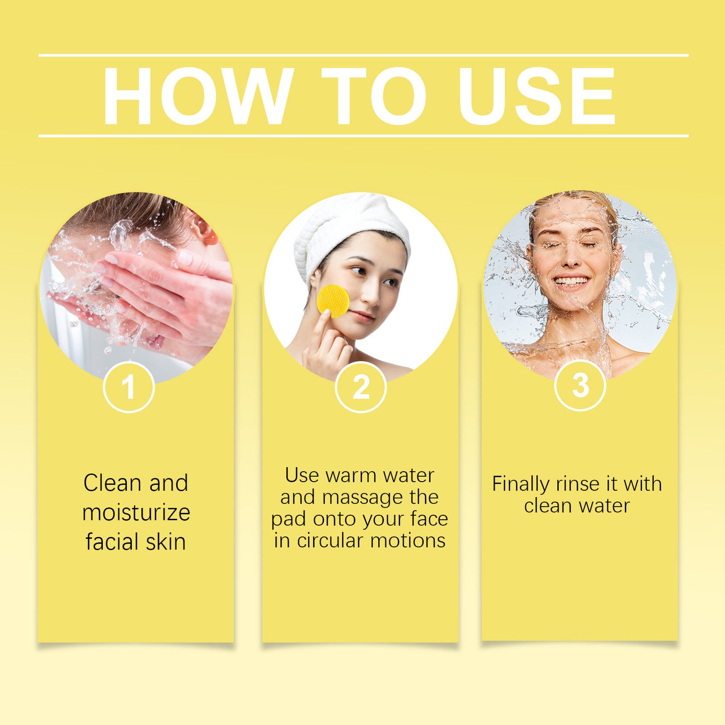 Jaysuing Kojic Acid Turmeric Cleansing Pad