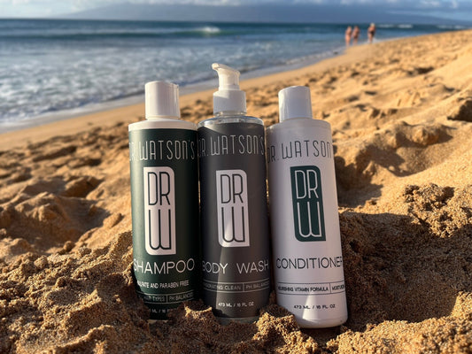 Dr. Watson’s Shampoo, Conditioner & Body Wash Set