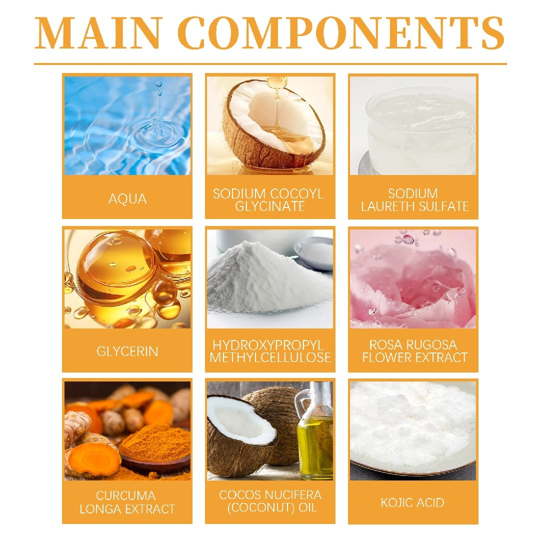 Hoygi Turmeric Facial Cleanser Deeply Cleanses