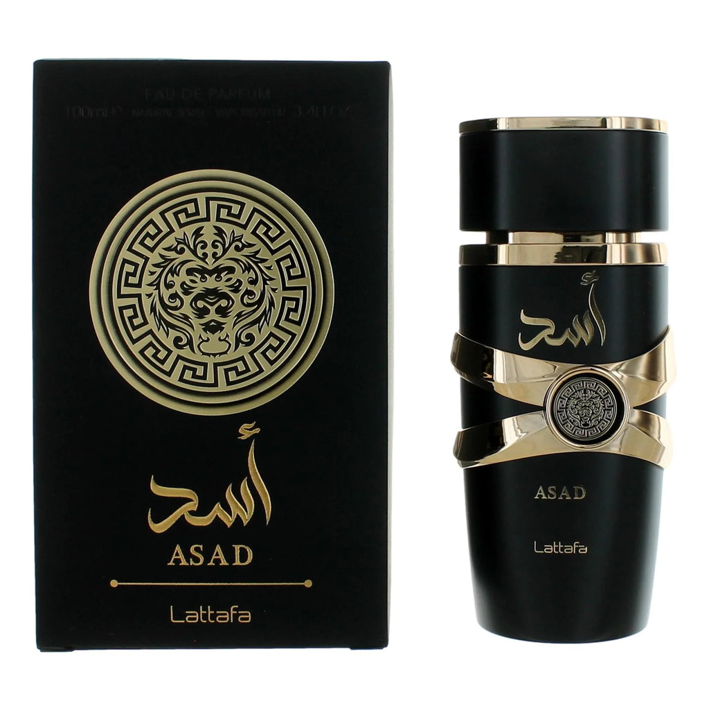Asad Eau de Parfum Spray – Unisex Fragrance | 3.4 fl oz (100 ml) | 1 Pack