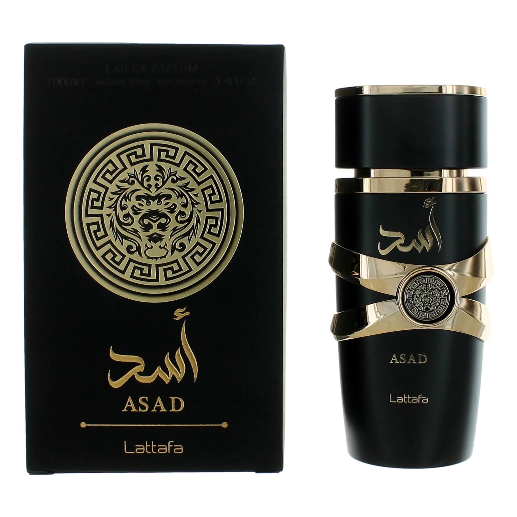 Asad Eau de Parfum Spray – Unisex Fragrance | 3.4 fl oz (100 ml) | 1 Pack