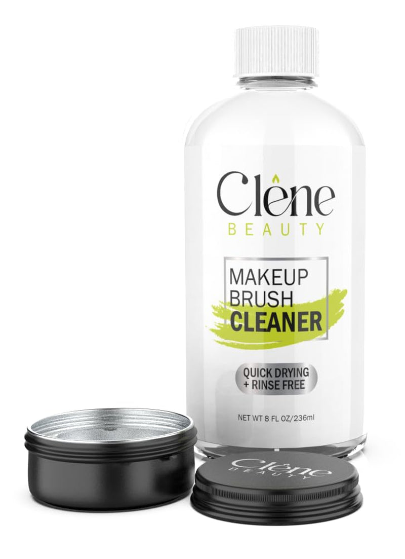 Rinse-Free Makeup Brush Cleaner – Quick-Dry (8oz Kit)
