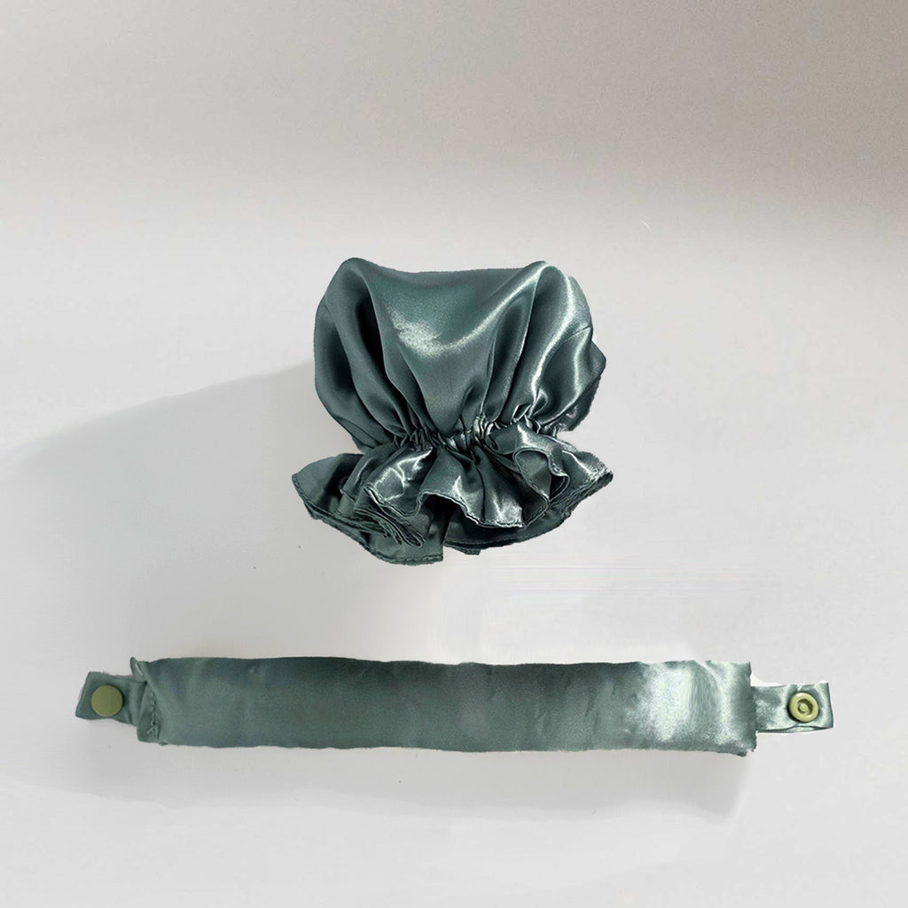 m'Chel Haircare Satin Heatless Curler + Satin Wrap