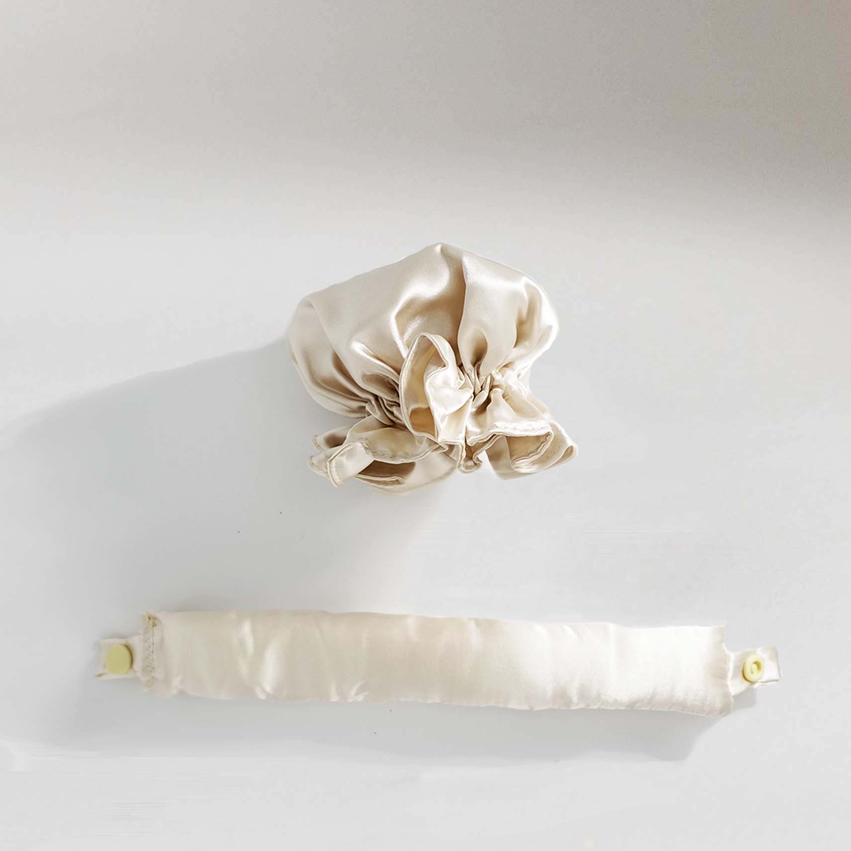 m'Chel Haircare Satin Heatless Curler + Satin Wrap