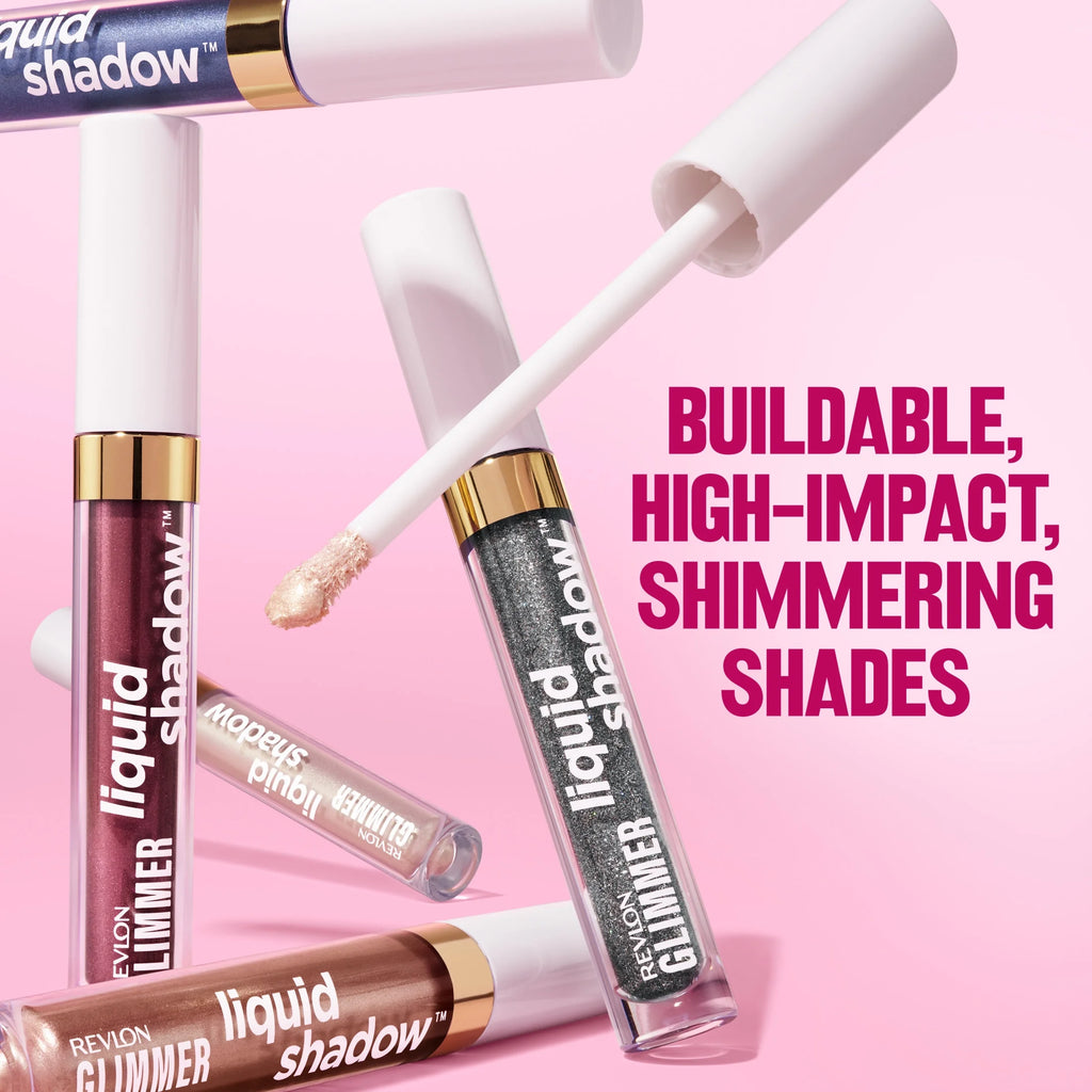 Glimmer Liquid Shadow, Shimmer Eyeshadow Makeup, 203 Spaced Out, 0.10 Fl Oz