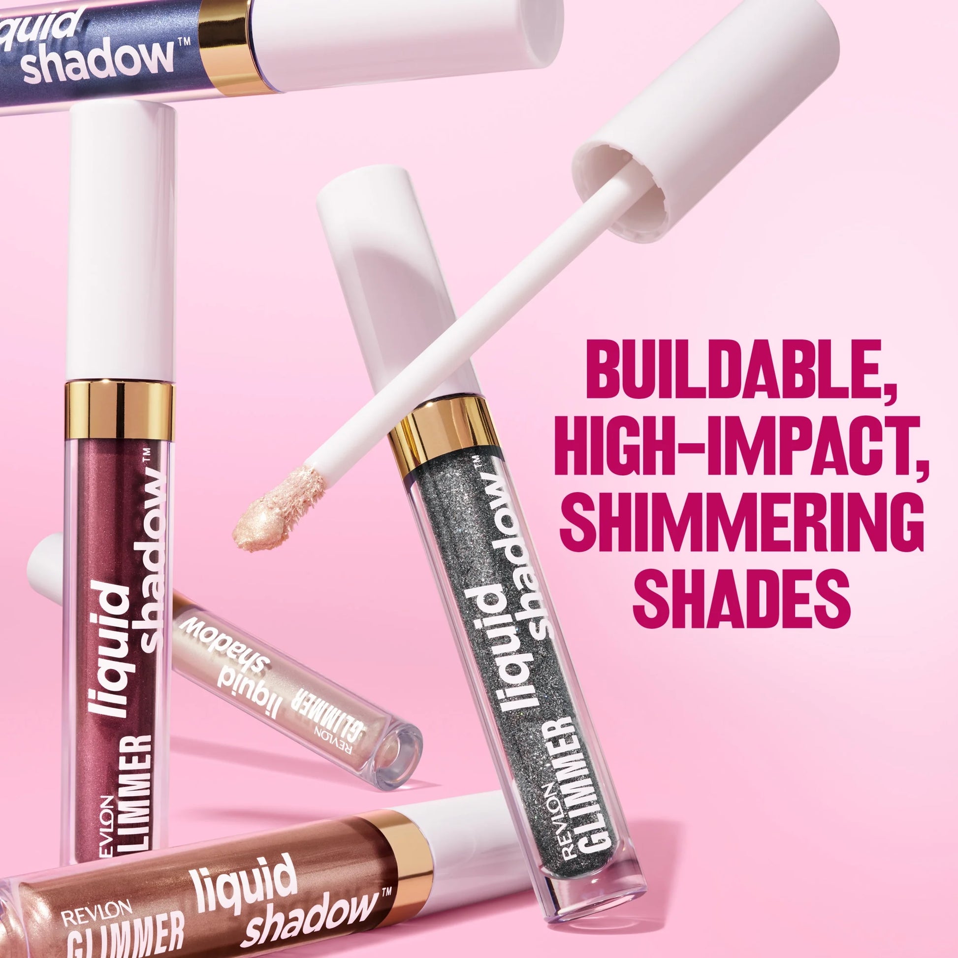 Glimmer Liquid Shadow, Shimmer Eyeshadow Makeup, 203 Spaced Out, 0.10 Fl Oz
