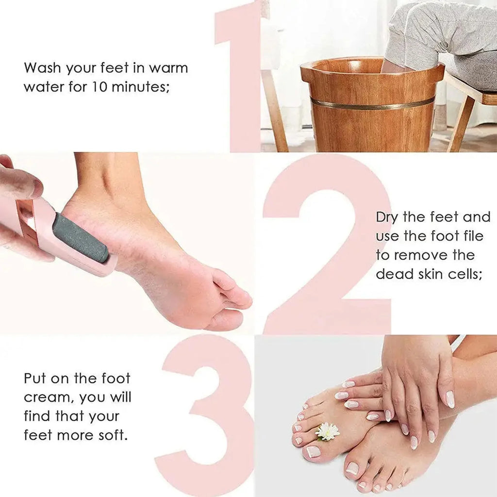 Pedicure Electronic Foot File – Callus & Hard Skin Remover, Foot Care Tool