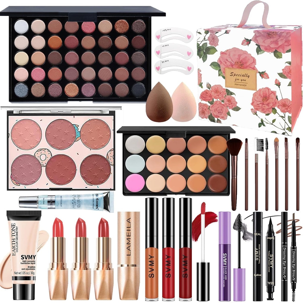 Makeup Kit for Women & Teen Girls – Beginner-Friendly Gift Set