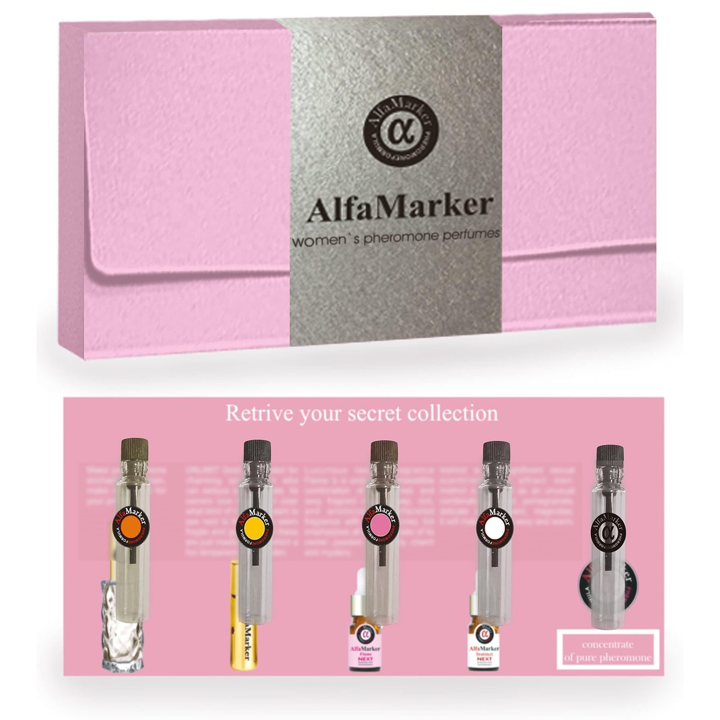 Pheromone Oil for Women Perfume Set of 5 Female Pheromone Perfumes 5X2Ml