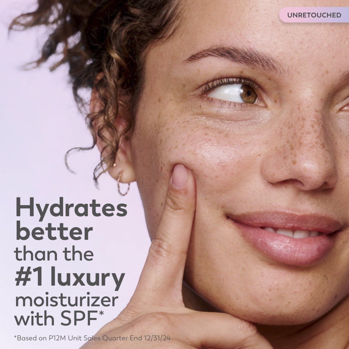 Olay Super Cream with Sunscreen SPF 30, Lightweight Face Moisturizer with Sun Protection, 5-in-1 Skin Care Benefits - Hydrating, Brightening, Firming - Niacinamide, Vitamin C, Collagen Peptide, 1.7oz