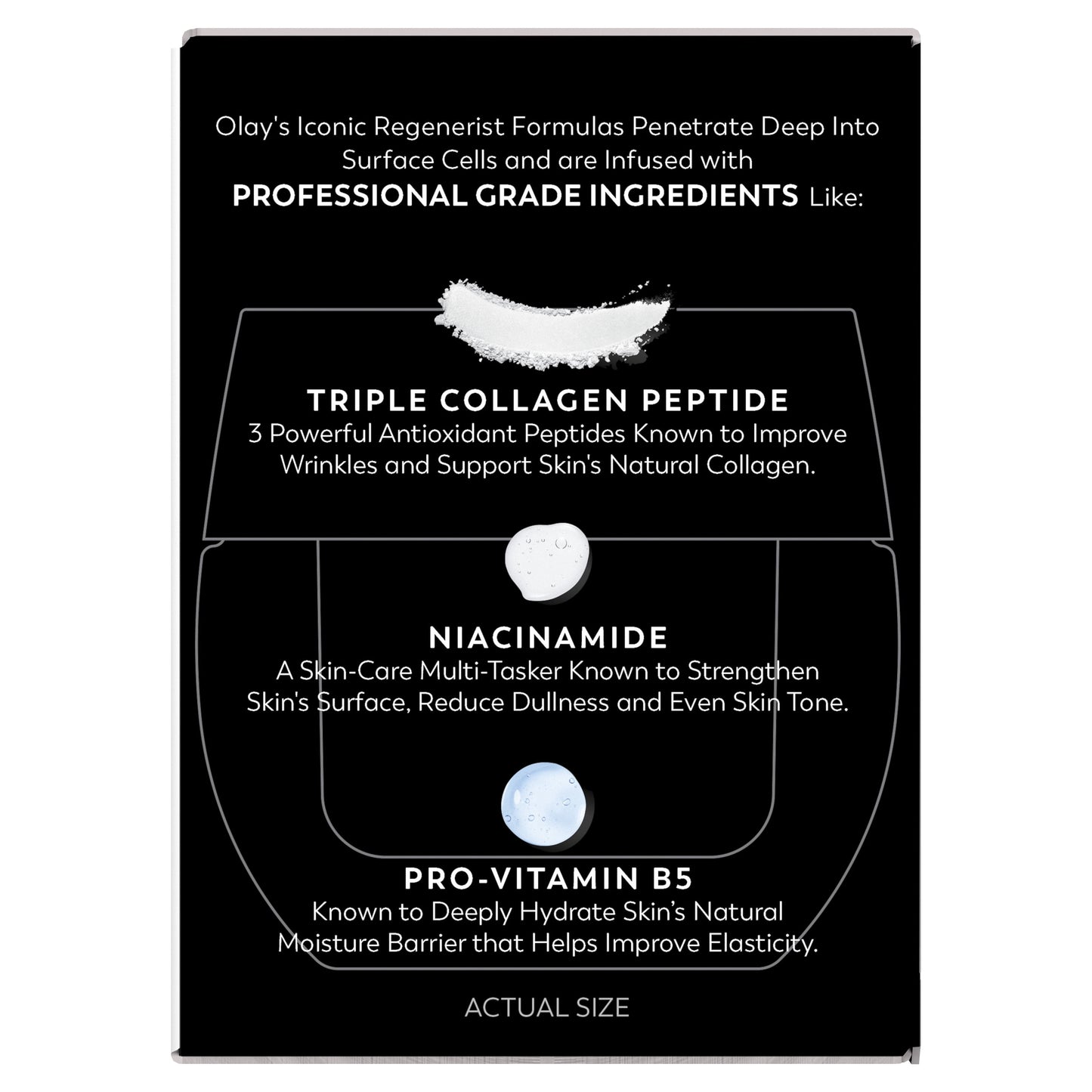 OLAY REGENERIST Anti-Aging Face Cream, Hydrating, Anti-Wrinkle, Firming Moisturizer, Skin Care with Triple Collagen Peptide & Niacinamide