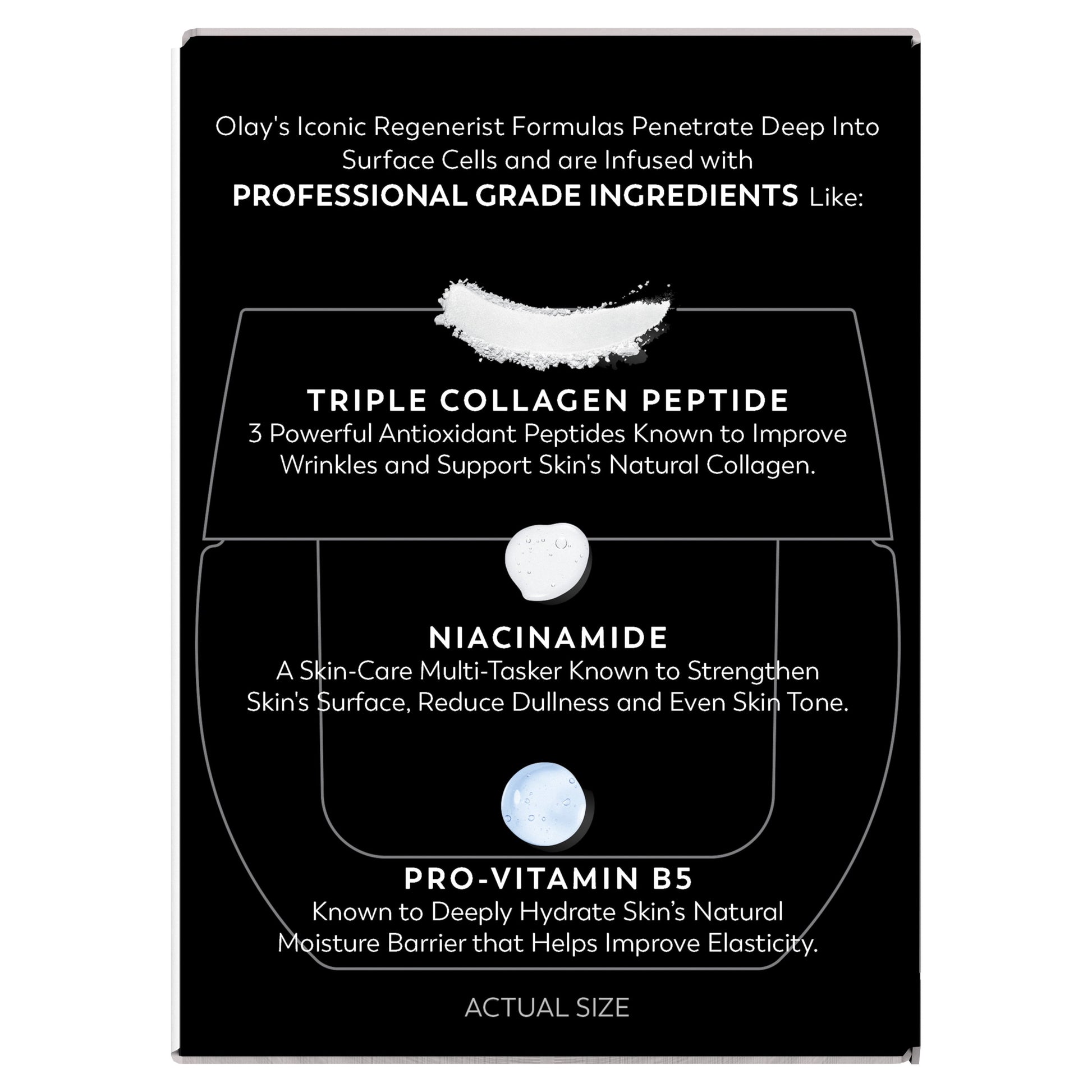 OLAY REGENERIST Anti-Aging Face Cream, Hydrating, Anti-Wrinkle, Firming Moisturizer, Skin Care with Triple Collagen Peptide & Niacinamide