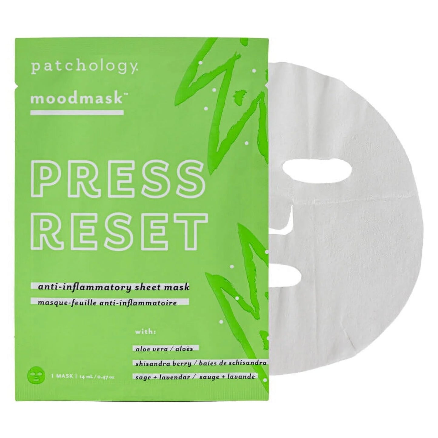 Moodmask Press Reset Facial Sheet Mask – Revitalizing Skin Care Treatment