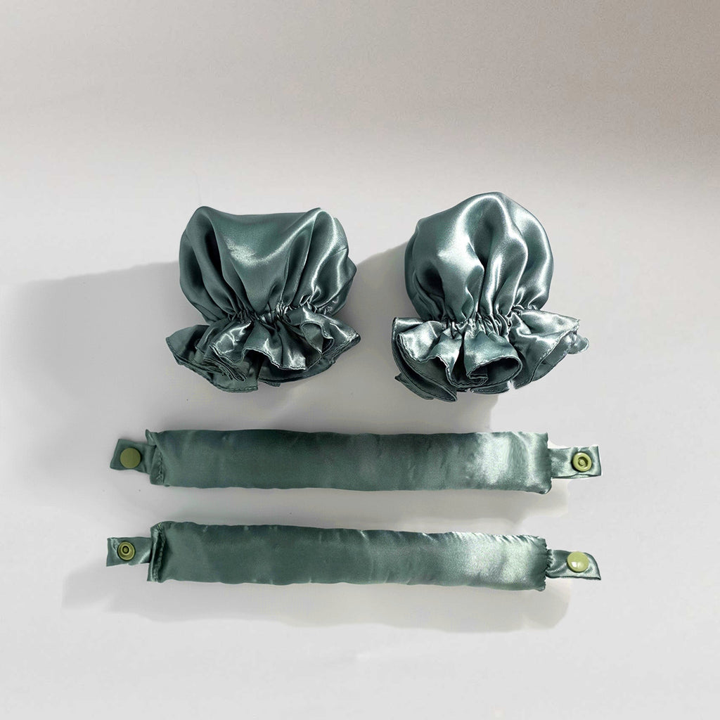 m'Chel Haircare Satin Heatless Curler + Satin Wrap