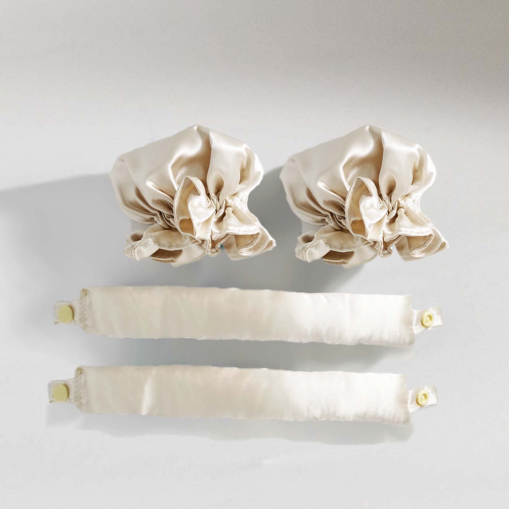 m'Chel Haircare Satin Heatless Curler + Satin Wrap