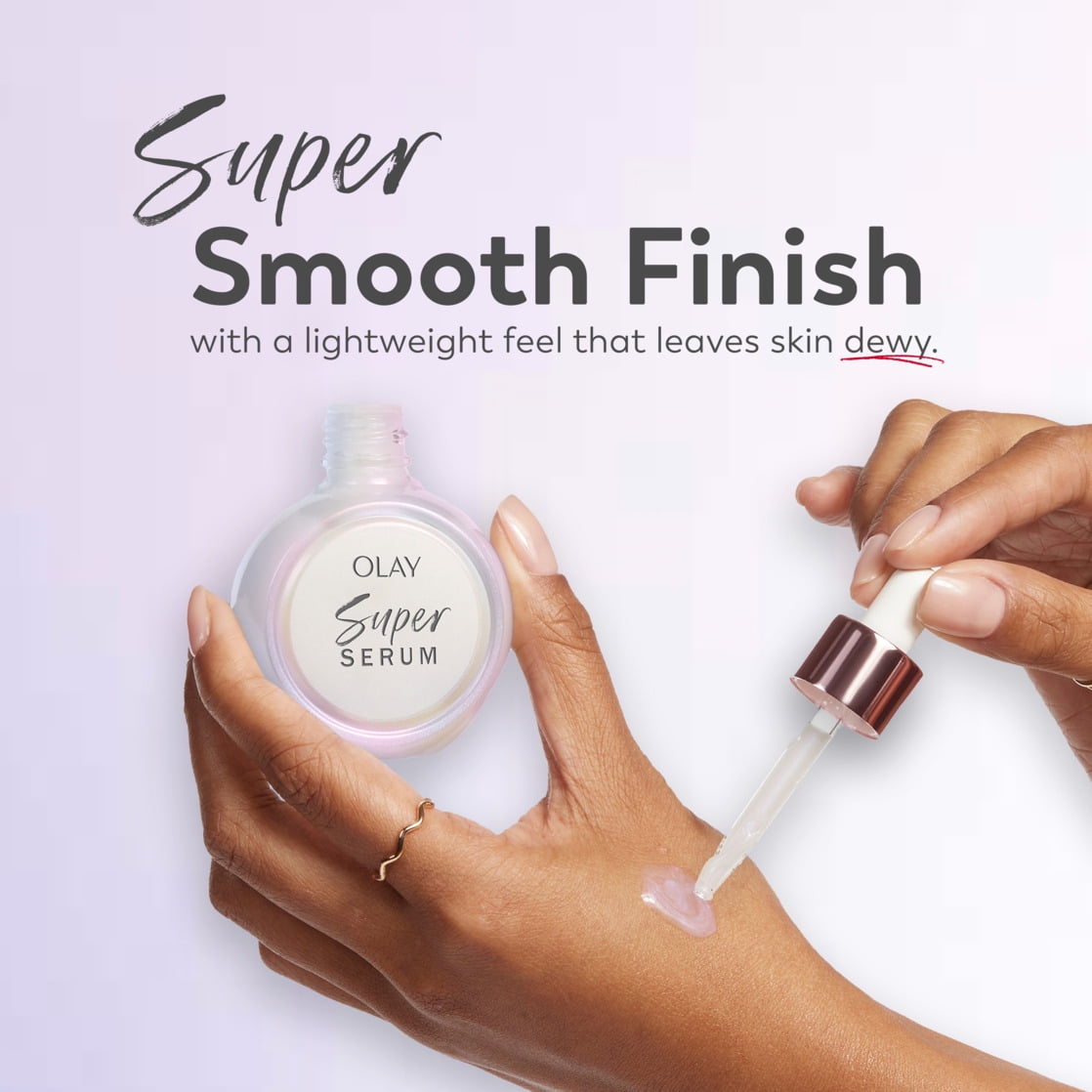 Olay Super Serum, 5-in-1 Skin Enhancing Face Serum, 1.0 oz, For Brightening Dull or Dry Skin