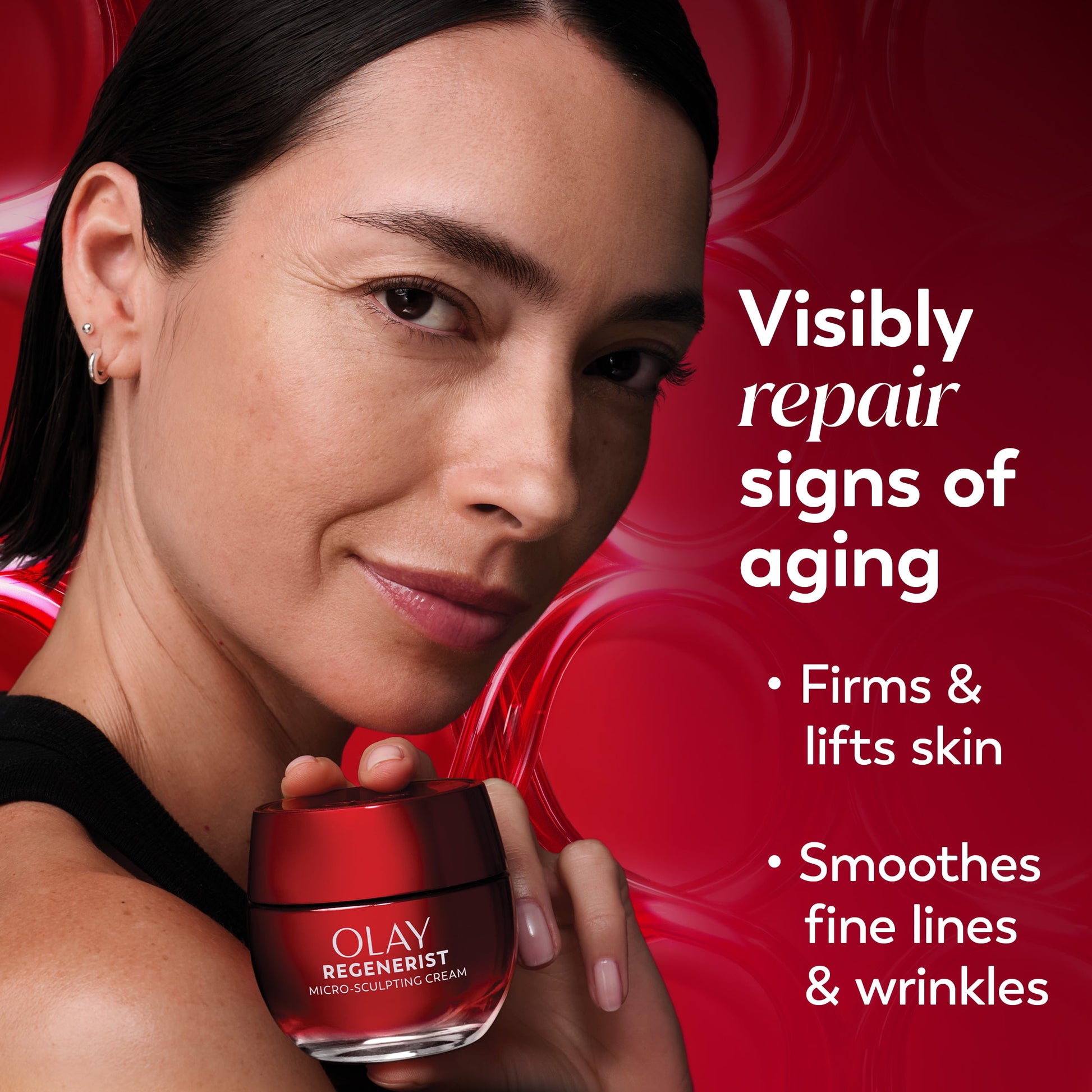 OLAY REGENERIST Anti-Aging Face Cream, Hydrating, Anti-Wrinkle, Firming Moisturizer, Skin Care with Triple Collagen Peptide & Niacinamide