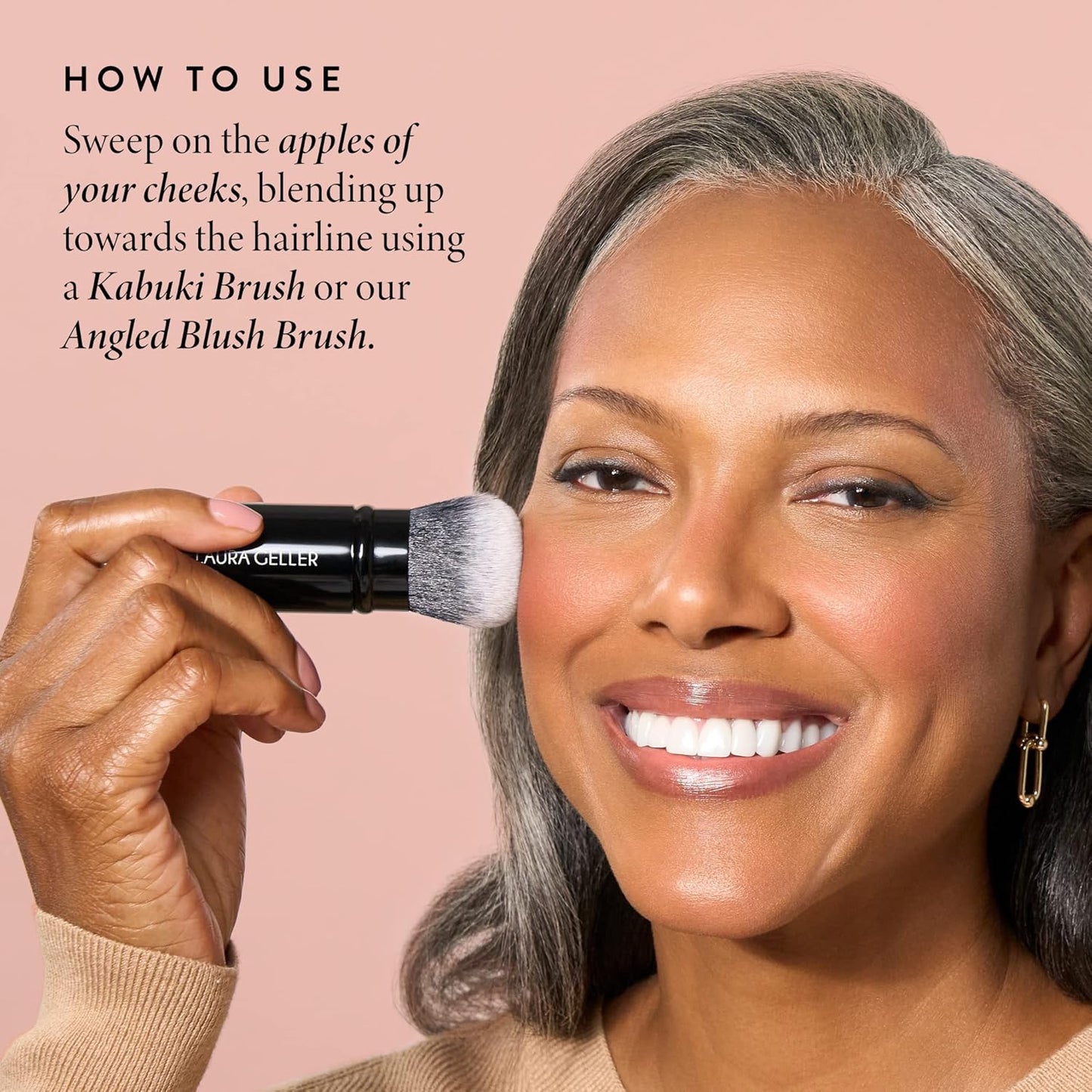 Baked Blush-N-Bronze Marbleized 2-In-1 Sculpting Bronzer Blush - Ginger Bronze - Contour Face with a Radiant Flush