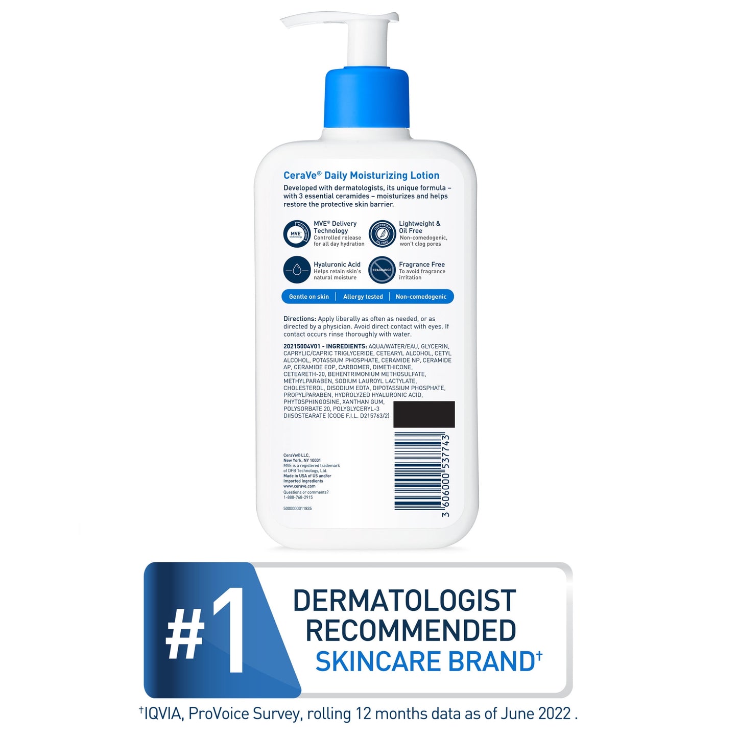 Cera Ve Daily Moisturizing Face & Body Lotion for Normal to Dry Skin