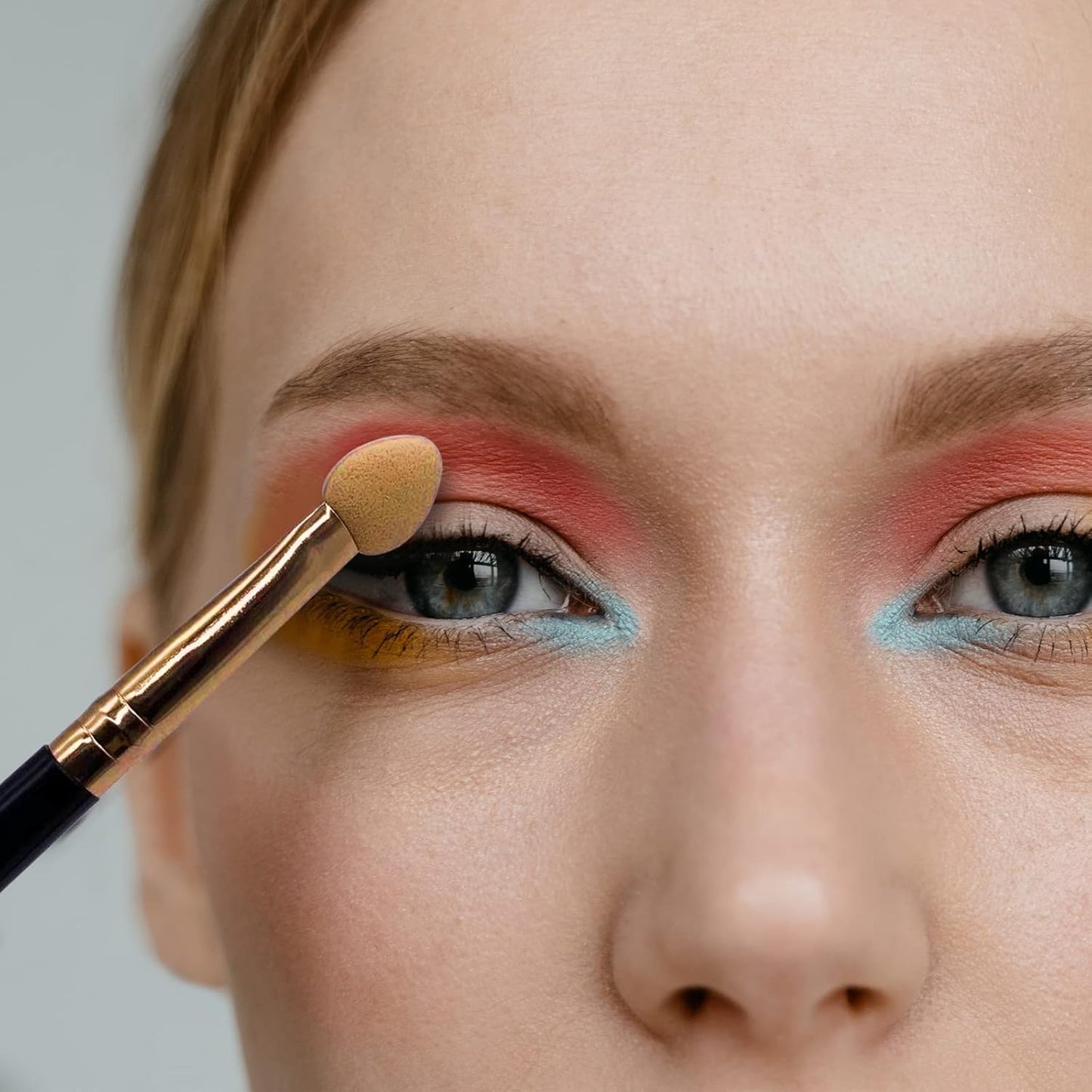 10-Piece Professional Makeup Brush Set – Double-Sided Sponge & Eyeshadow Applicators