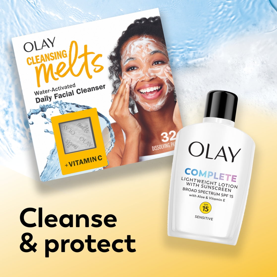 Olay Skin Care Complete Daily Facial Moisturizer for Sensitive Skin, SPF 15 Sun Protection, 6 oz