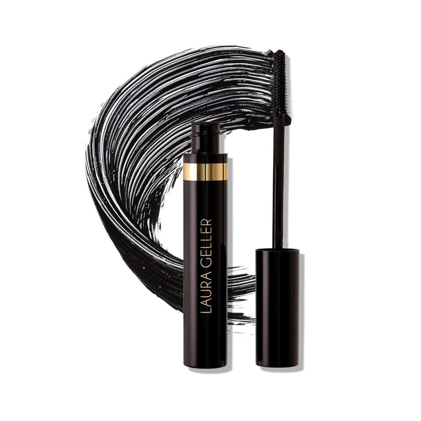 Kajal Longwear Mascara - Lengthening, Defining, Curling, Buildable Formula Eye Makeup - Innovative Curling Brush - 1 Count
