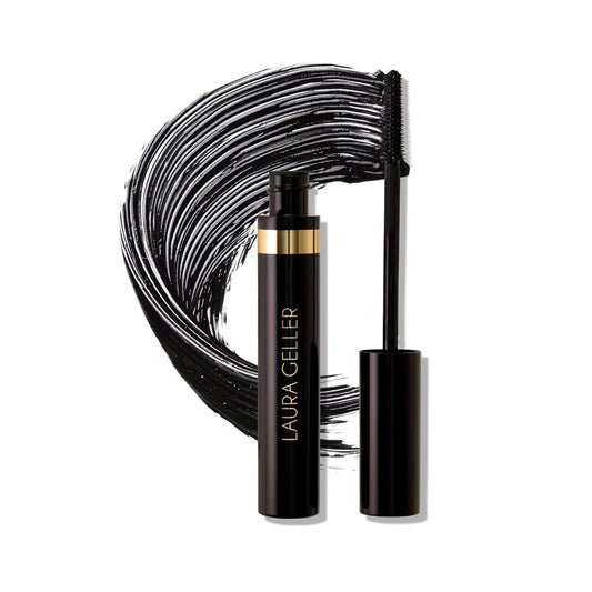 Kajal Longwear Mascara - Lengthening, Defining, Curling, Buildable Formula Eye Makeup - Innovative Curling Brush - 1 Count
