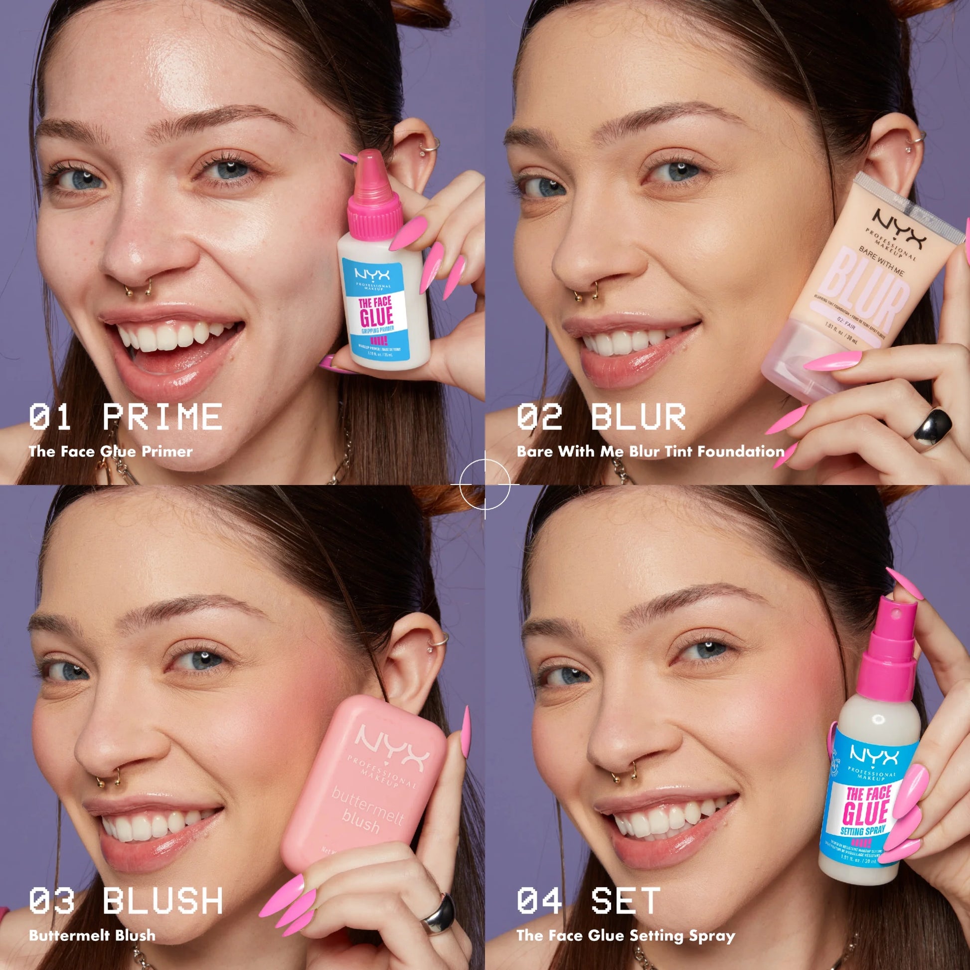 The Face Glue Primer | 1.18 Fl Oz | Long-Lasting, Sweat-Proof & Pore-Minimizing