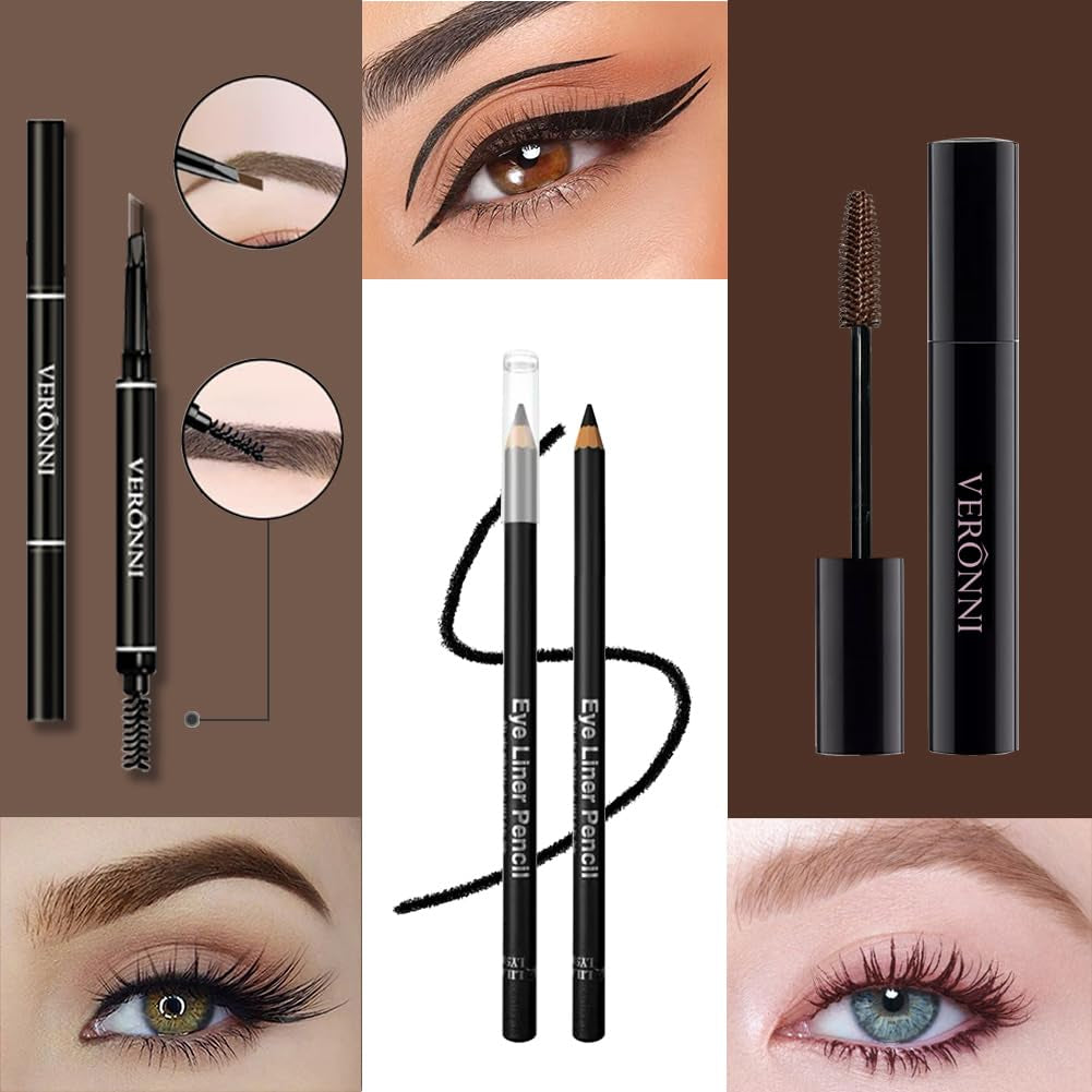 Makeup Kit for Women Full Kit, All in One Makeup Kit with Eyeshadow Eyeliner Eyebrow Lip Gloss Face Makeup & Brushes Full Starter Cosmetics Set for Girls & Teens (Set A)