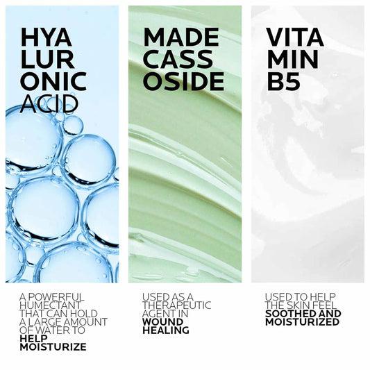 La Roche-Posay Hyalu B5 Pure Hyaluronic Acid Serum for Face, Vitamin B5 + Hyaluronic Acid + Madecassoside, Hydrating Serum Visibly Plumps Skin, Sensitive Skin Safe, anti Aging, Oil-Free