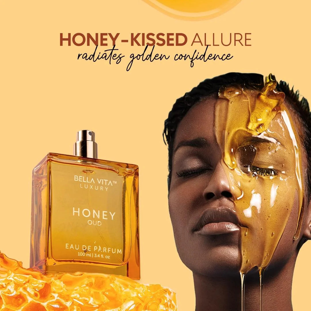 Honey Oud Eau de Parfum – Unisex Luxury Fragrance, 100ml | Floral & Fruity Notes with a Fresh, Long-Lasting Scent