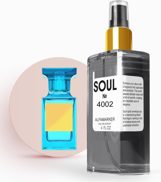 SOUL No. 4002 Impression Mandarino Di Amalfi Perfume for Women Women Eau De Parfum Spray 4.0 Fl Oz 120 Ml Long Lasting Fragrance