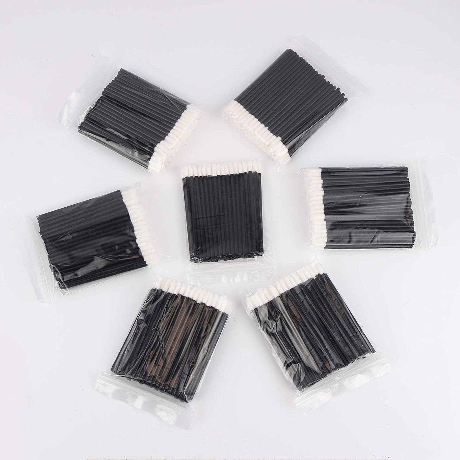 640PCS Disposable Lip Brushes – Lipstick & Lip Gloss Applicators (Black)