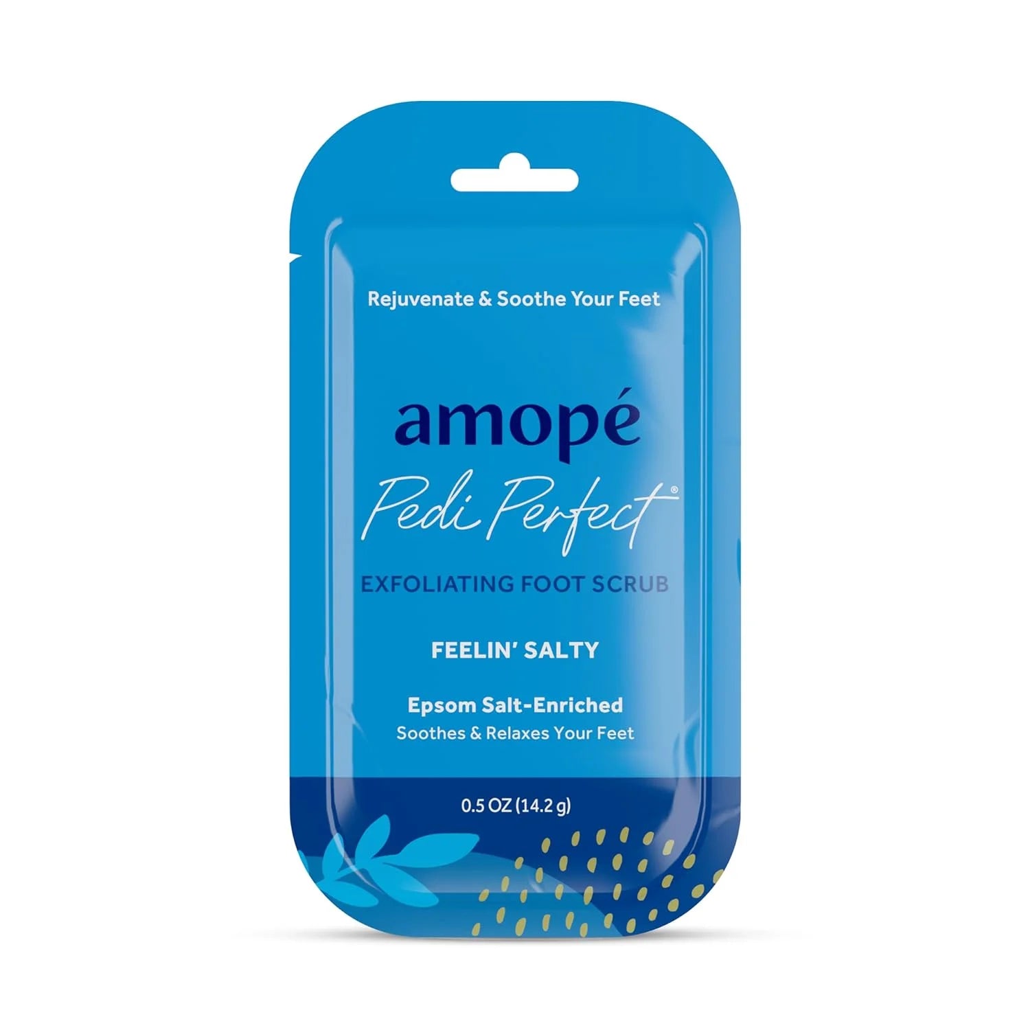 Amopé Pampering Foot Care Kit – Foot Scrubs, Foot Soak, Leg & Foot Scrubber, Storage Bag – 1 Kit