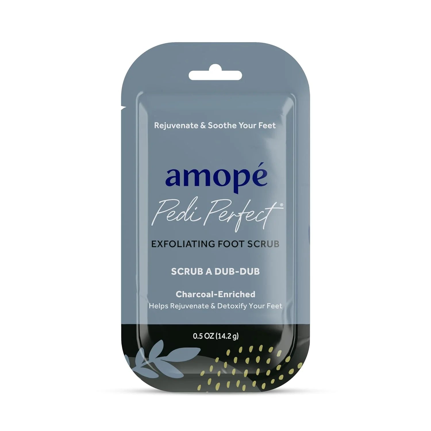 Amopé Pampering Foot Care Kit – Foot Scrubs, Foot Soak, Leg & Foot Scrubber, Storage Bag – 1 Kit