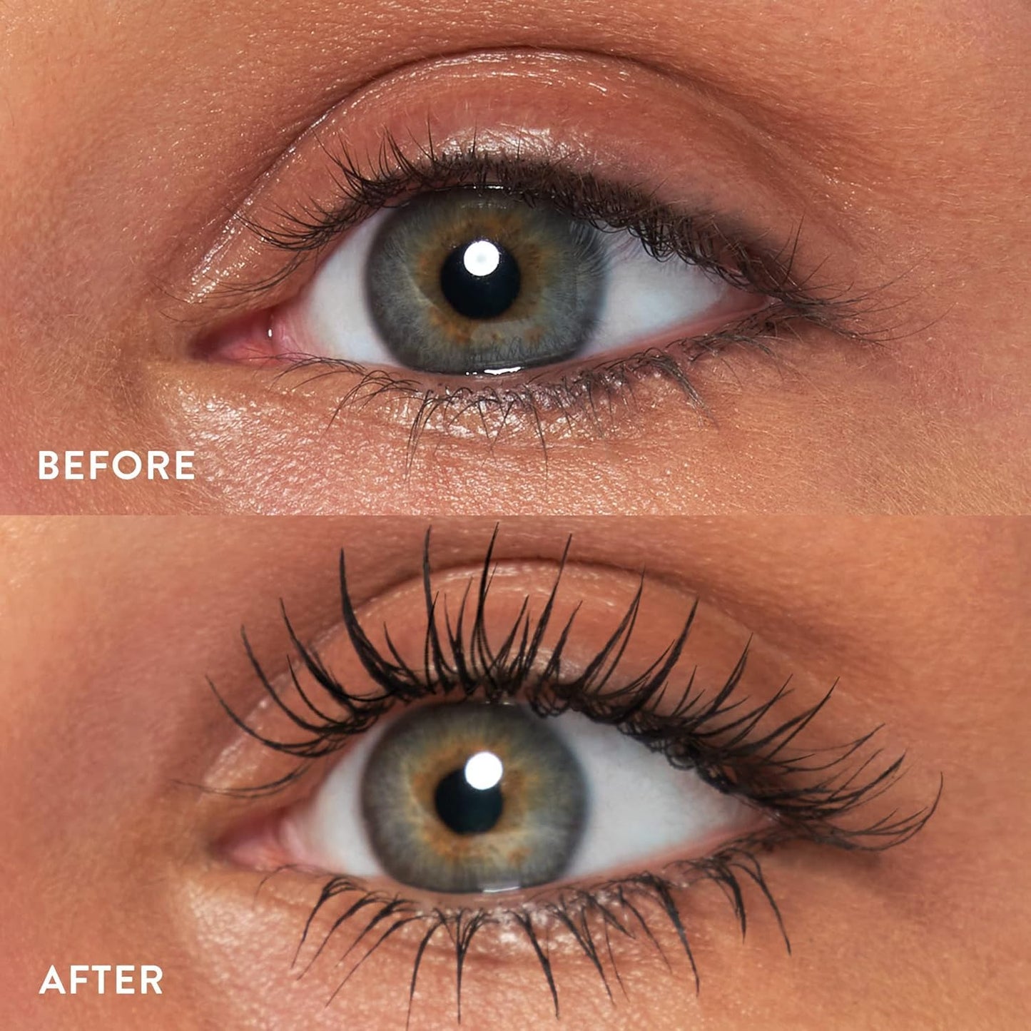 Kajal Longwear Mascara - Lengthening, Defining, Curling, Buildable Formula Eye Makeup - Innovative Curling Brush - 1 Count