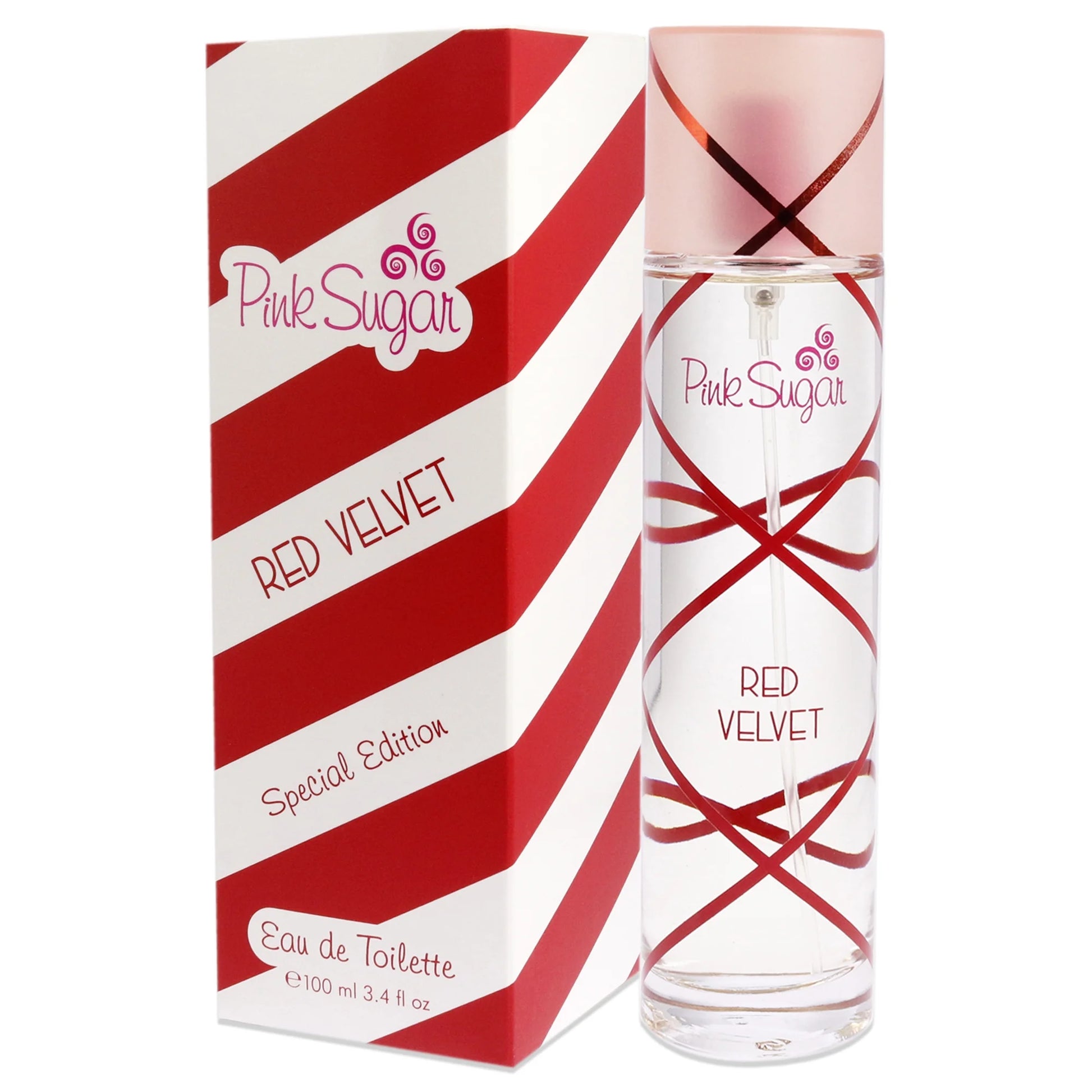 Pink Sugar Red Velvet for Women - 3.4 Oz Eau de Toilette Spray (Special Edition)