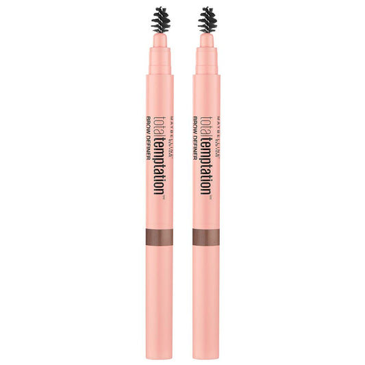 Total Temptation Eyebrow Definer Pencil, Soft Brown, 2 Count