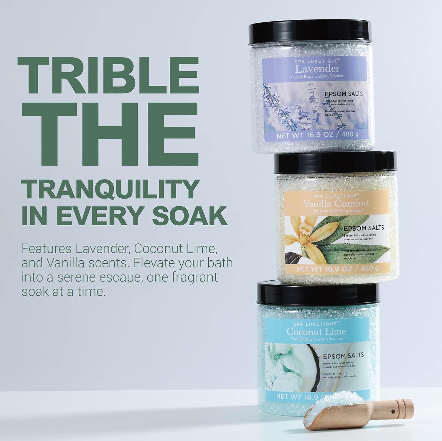 Bath Salts for Soaking 3.17Lbs