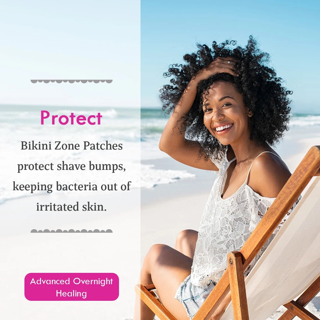 Hydrocolloid Ingrown Hair Treatment Patches – Day & Night Use for All Skin Types, Aftershave Care, 20 Count