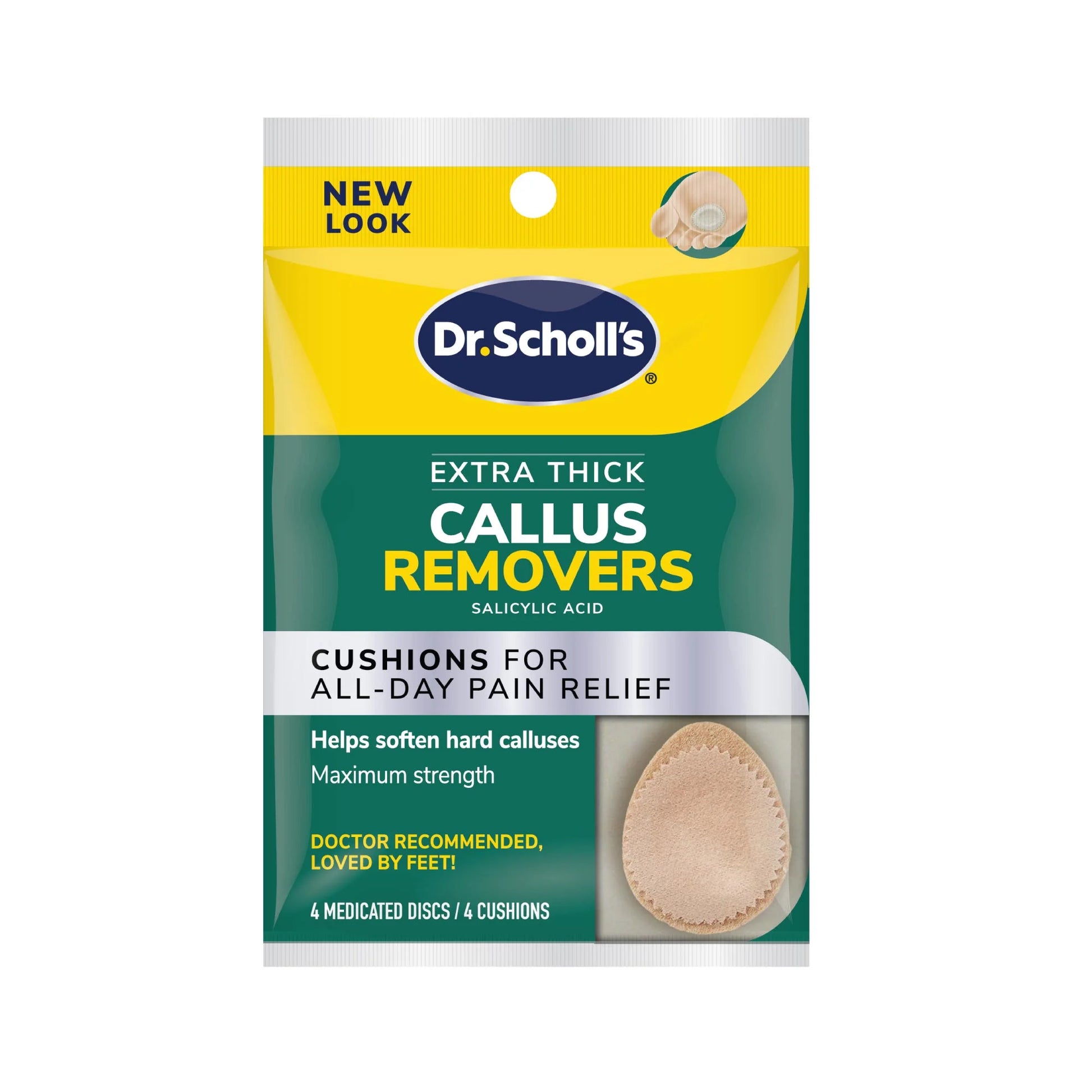 Callus Remover Cushions & Softens – 4 Count Pack