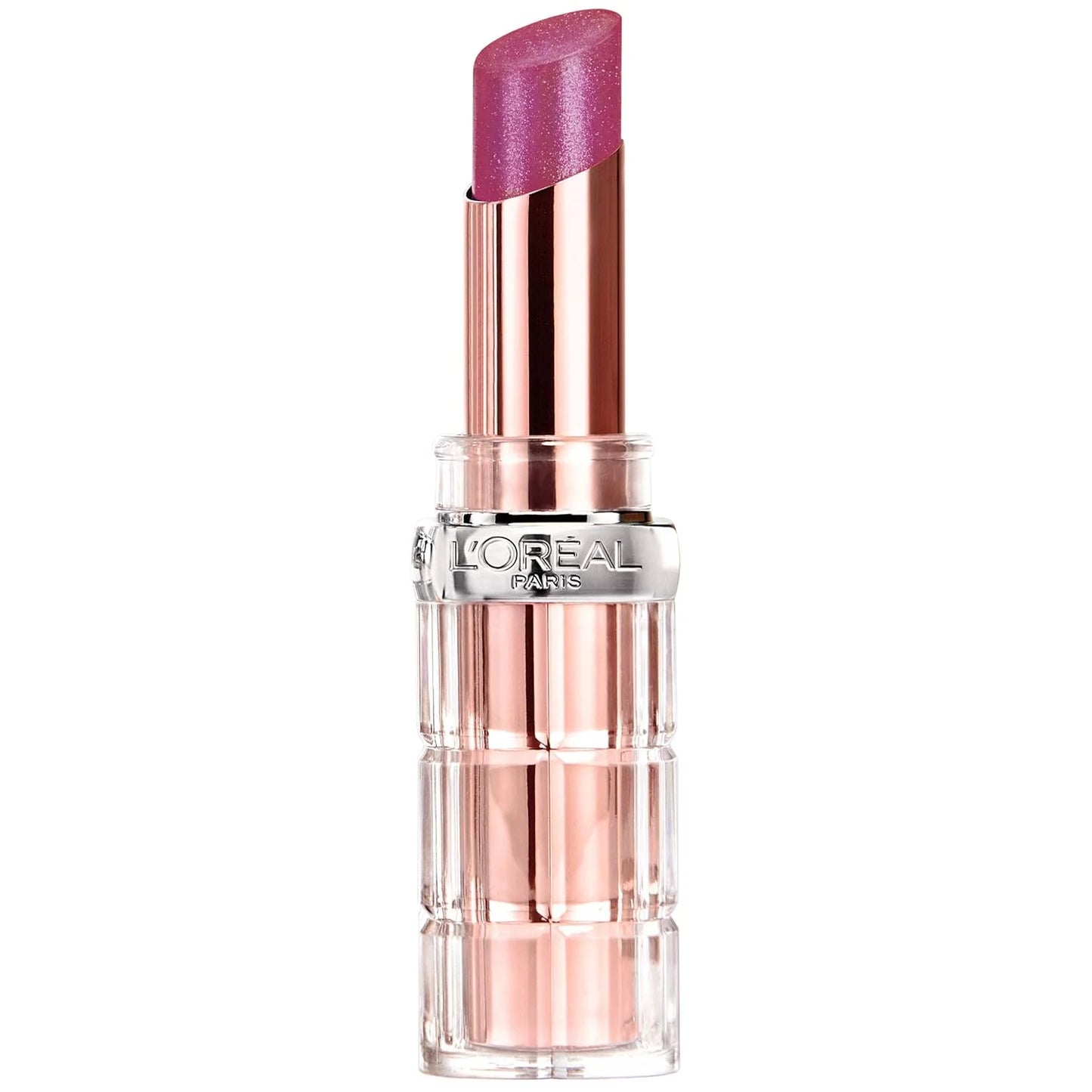 L’Oréal Paris Makeup Colour Riche Plump and Shine Lipstick, for Glossy, Radiant, Visibly Fuller Lips with an All-Day Moisturized Feel, 105 Mulberry Plump, 0.1 Oz.