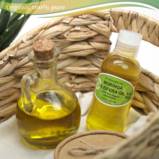 4 Oz Premium Organic Moringa Oleifera Oil 100% Pure Organic Skin Body Hair Care