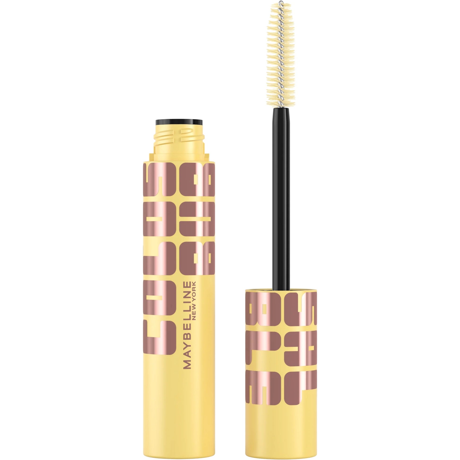 Colossal Bubble Washable Mascara Makeup, High Intensity, Blackest Black
