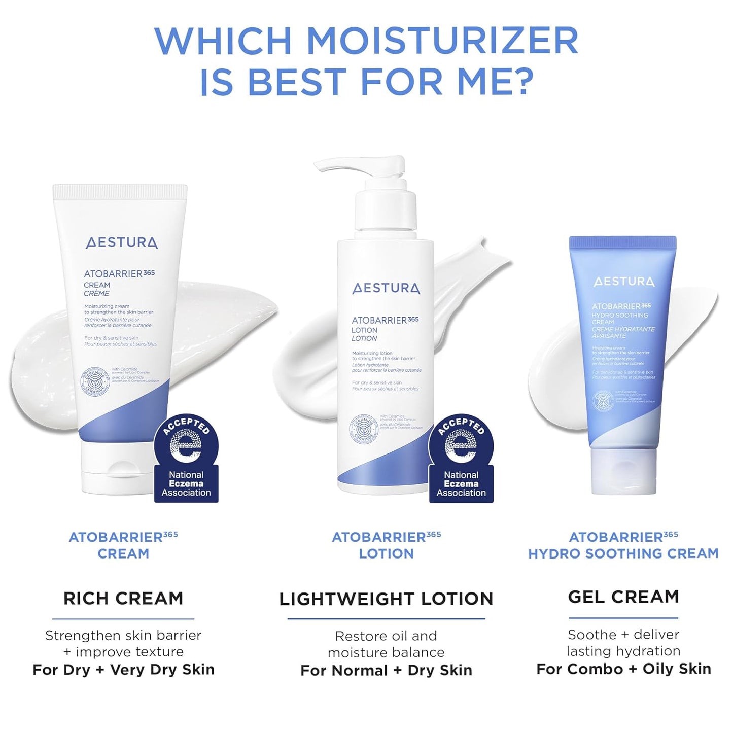 ATOBARRIER365 Cream with Ceramides, Korean Face Moisturizer for Barrier Repair | 120H Lasting Hydration, Ceramide Capsules, Dry & Sensitive Skin, Non-Comedogenic, 80 Ml / 2.70 Fl.Oz.