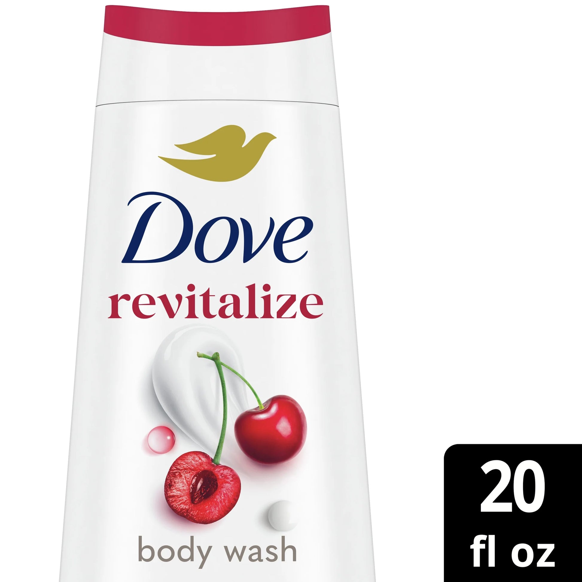 (4-Pack) PR Body Wash for Women – Moisturizing Cherry & Chia Milk Cleanser, 20 oz